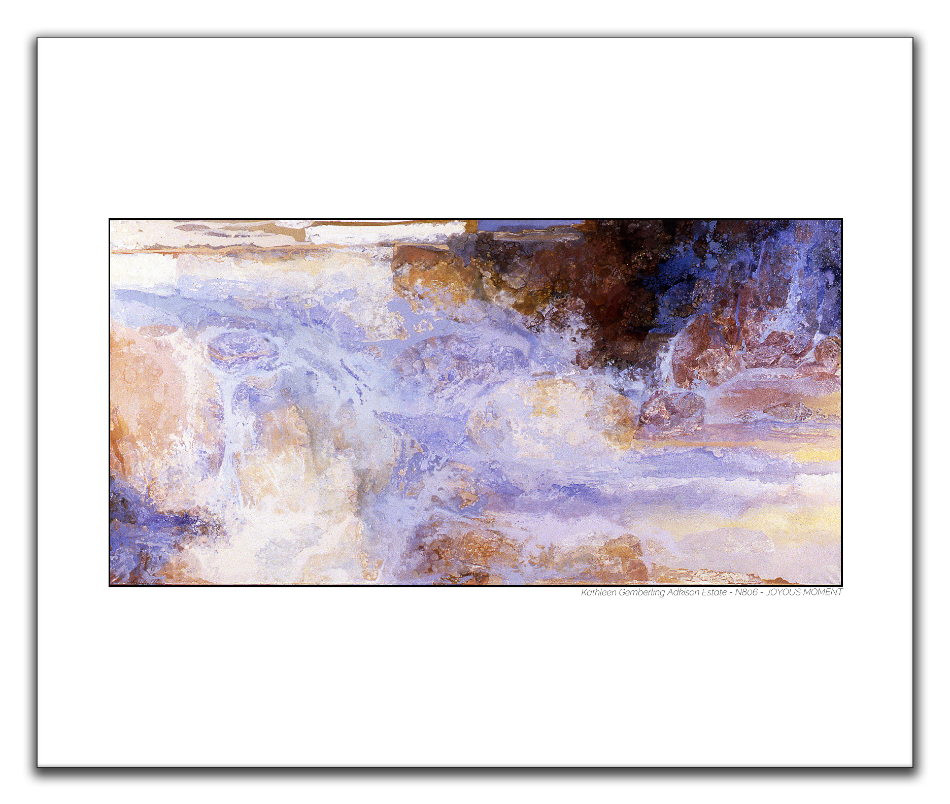 abstract expressionist adkison, northwest abstract landscape art